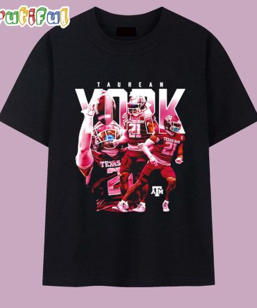 Taurean York Texas A&M Aggies Graphic T Shirt