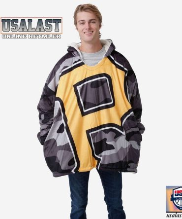 Pittsburgh Pirates Camouflage Blanket Hoodie Hoodie Blanket
