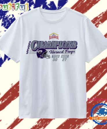 Tcu Horned Frogs 2025 Valero Alamo Bowl Champions T Shirt