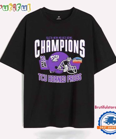 Tcu Horned Frogs Helmet New Mexico Bowl Champions 2024 T Shirt