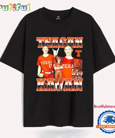 Teagan Kavan Texas Softball Player Collage T Shirt