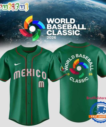 Team Mexico 2026 World Baseball Classic Special Edition Green Jersey Shirt