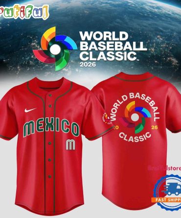 Team Mexico 2026 World Baseball Classic Special Edition Red Jersey Shirt