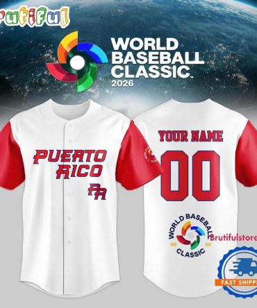 Team Puerto Rico 2026 World Baseball Classic Custom Jersey Shirt