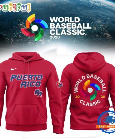 Team Puerto Rico 2026 World Baseball Classic Red Hoodie