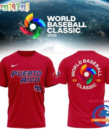 Team Puerto Rico 2026 World Baseball Classic Red T Shirt
