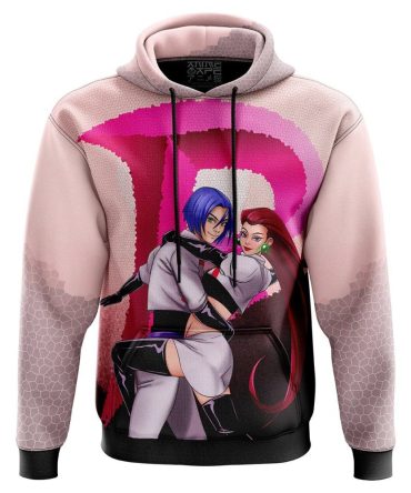 Team Rocket Pokemon 3D All Over Print Hoodie