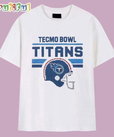 Tecmo Bowl Tennessee Titans Helmet T Shirt