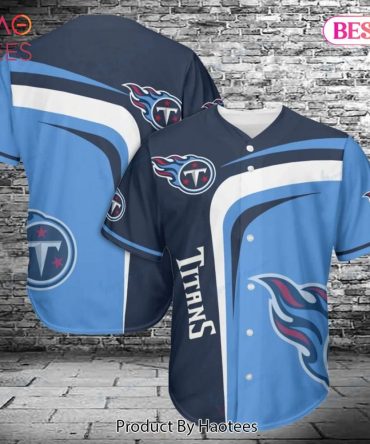 Titans Fan Jersey - Stylish Blue Baseball Shirt For Sports Lovers