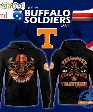 Tennessee Volunteers 2025 Buffalo Soldiers Day Hoodie Shirt
