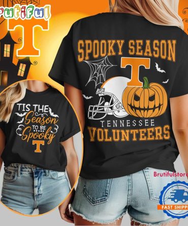 Tennessee Volunteers 2025 Ncaa Halloween Spooky Season Vintage T Shirt