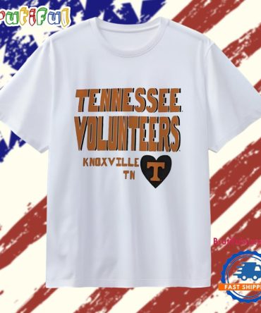 Tennessee Volunteers Knoxville Tn Heart T Shirt