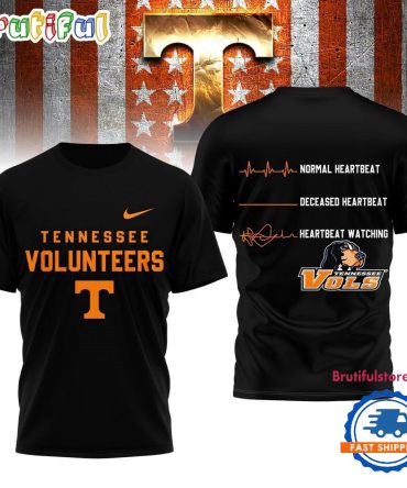 Tennessee Volunteers Ncaa Heartbeat Unisex 3D Shirt
