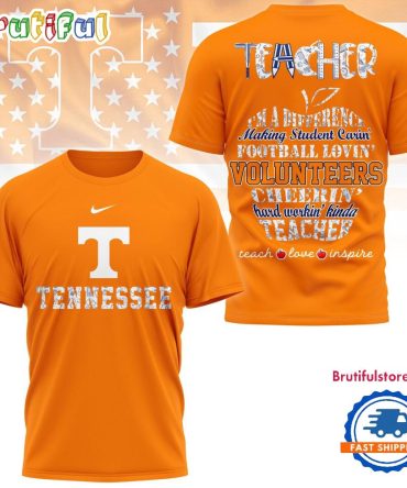 Tennessee Volunteers Teacher Teach Love Inspire All Over Print Shirt
