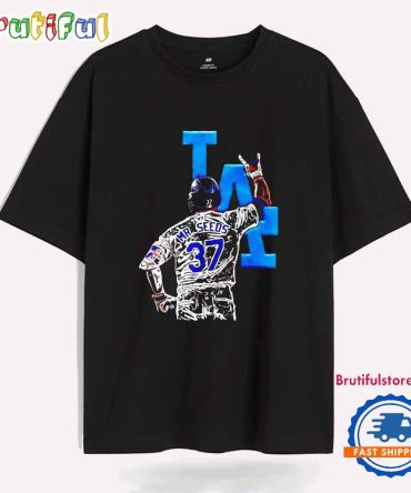 Teoscar Hernández #37 Mr Seeds Dodgers T Shirt
