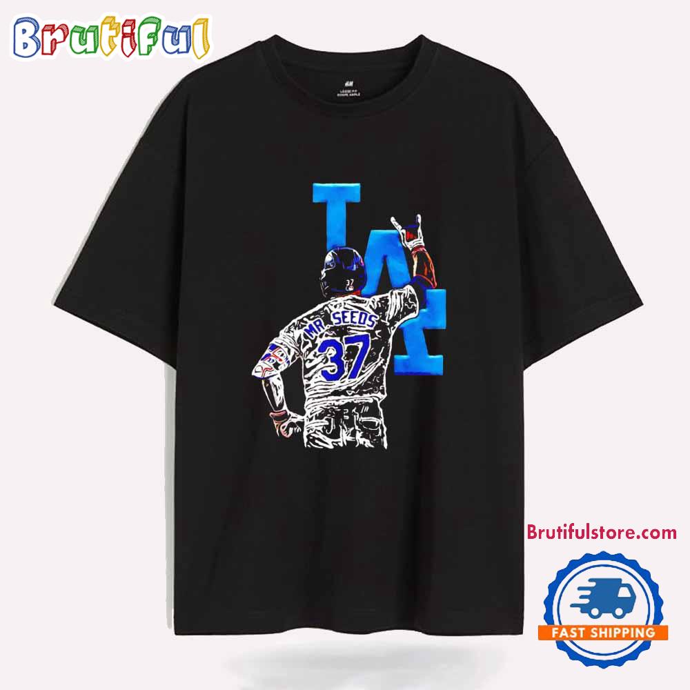 Teoscar Hernández #37 Mr Seeds Dodgers T Shirt