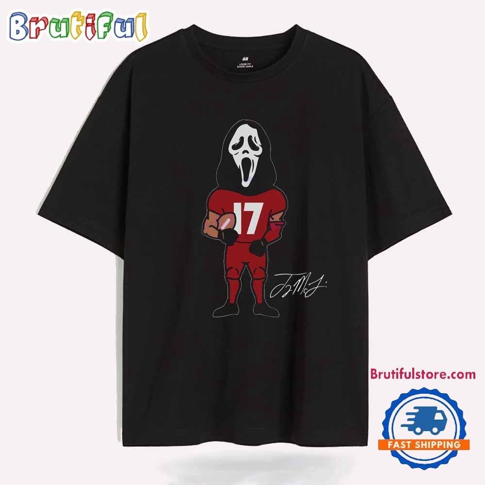 Terry Mclaurin Washington Commanders Scary Terry Mask T Shirt