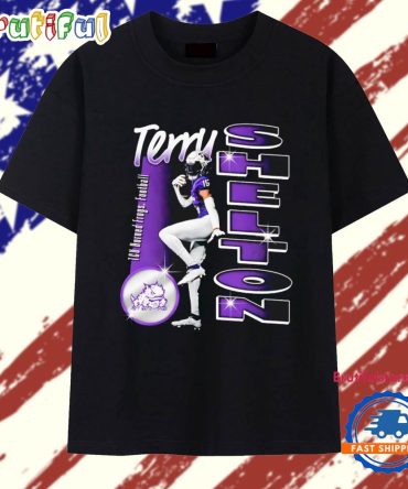 Terry Shelton Tcu Horned Frogs Portrait T Shirt