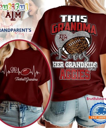 Texas A&M Aggies 2025 Ncaa Grandparents' Day Unisex 3D Shirt