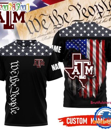 Texas A&M Aggies 2025 Ncaa We The People Limited Edition 3D Shirt