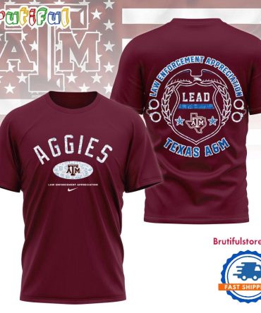 Texas A&M Aggies Ncaa Law Appreciation Month Unisex 3D Shirt