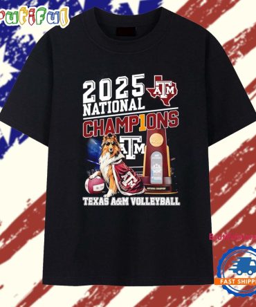 Texas A&M Aggies Volleyball National Champions 2025 Mascot T Shirt