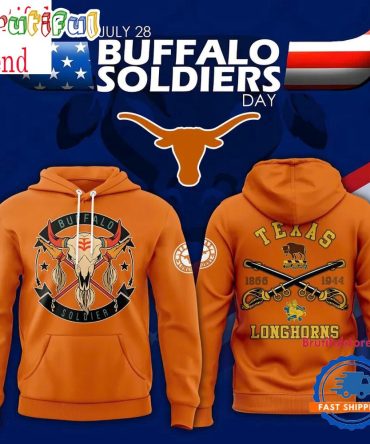 Texas Longhorns 2025 Buffalo Soldiers Day Hoodie Shirt