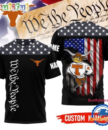 Texas Longhorns 2025 Ncaa We The People Limited Edition 3D Shirt