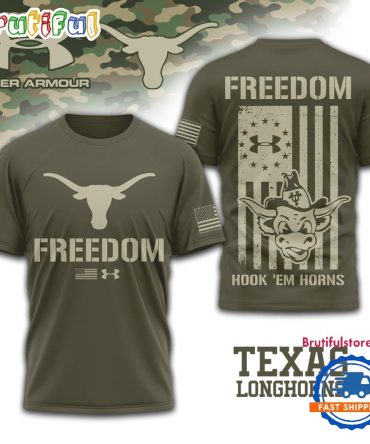 Texas Longhorns Ncaa Freedom Under Armour Limited Edition 3D Shirt