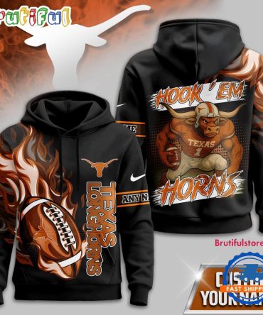 Texas Longhorns Ncaa Victory Flame Personalized Hoodie Shirt