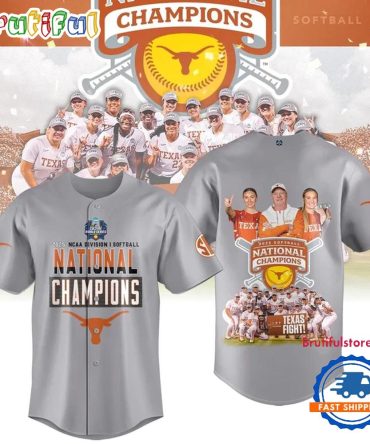 Texas Longhorns Softball Women'S College World Series 2025 Champions Limited Edition Jersey Shirt