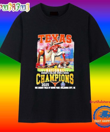 Texas Longhorns Women’S College World Series 2025 Champions Oge Energy Field At Devon Park Oklahoma City T Shirt