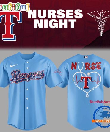 Texas Rangers Nurses Night 2025 3D Print Jersey Shirt