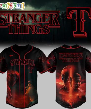 Texas Rangers Stranger Things 2025 Baseball Jersey