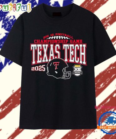 Texas Tech Red Raiders 2025 Big 12 Championship Game T Shirt