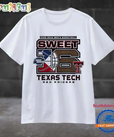 Texas Tech Red Raiders 2025 Ncaa Men’S Basketball Sweet 16 Above The Rim T Shirt