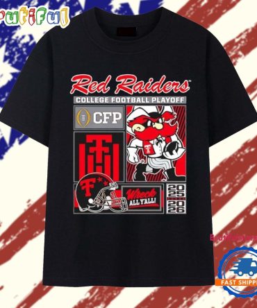 Texas Tech Red Raiders 2025-2026 Cfp Wreck All Y’All Mascot T Shirt