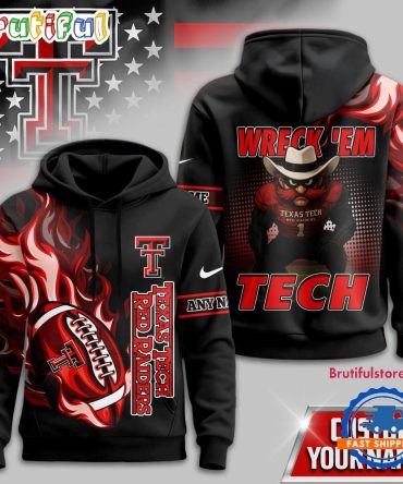 Texas Tech Red Raiders Ncaa Victory Flame Personalized Hoodie Shirt