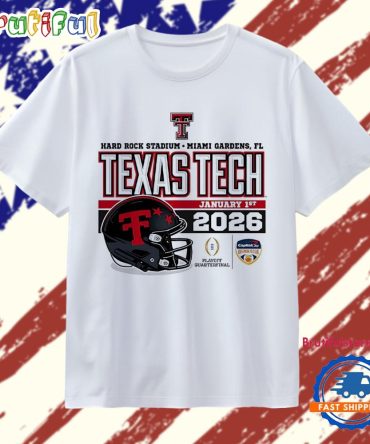 Texas Tech Red Raiders Orange Bowl 2026 Cfp Quarterfinal T Shirt