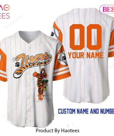 Custom Tigers Baseball Jersey – Add Your Name & Number – Perfect Gift!