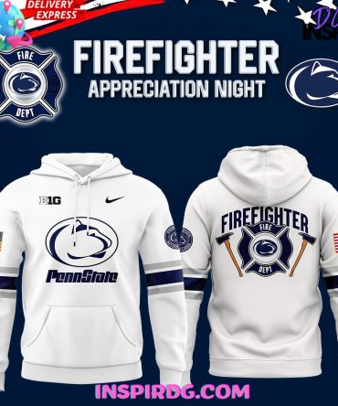 Penn State Nittany Lions Firefighter Appreciation Special All Over Print Hoodie, 3D Hoodie