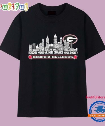 Thank You For The Memories Georgia Bulldogs Skyline Name 2025 T Shirt