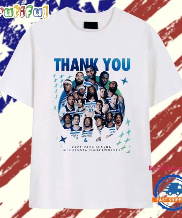 Thank You Minnesota Timberwolves 2024-2025 Seasons Western Conference Finals T Shirt