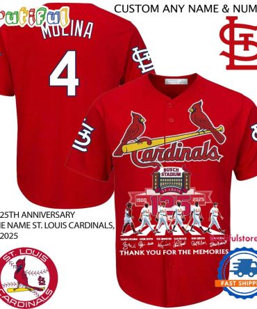 The 125Th Anniversary Of The Name St. Louis Cardinals 1900-2025 Baseball Jersey