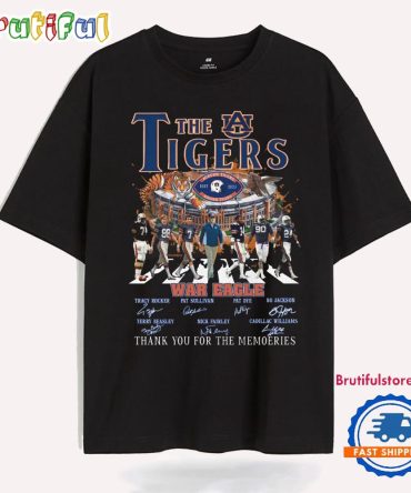 The Auburn Tigers 1982-2025 Var Eagle Thank You For The Memories T Shirt