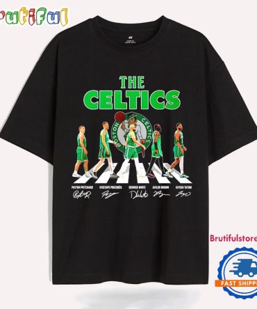 The Boston Celtics Abbey Road Signature 2025 T Shirt