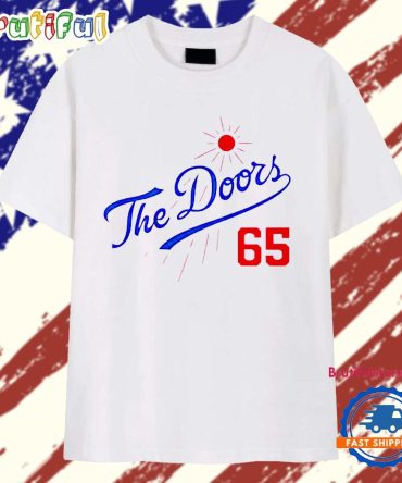 The Doors Summer Baseball 65 La Dodgers T Shirt