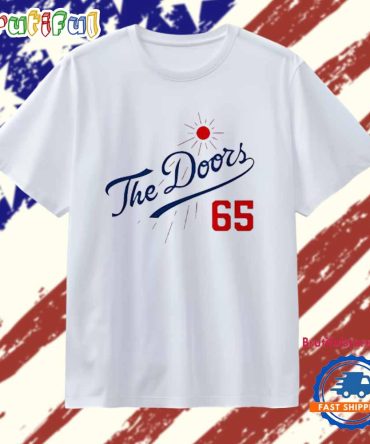 The Doors Summer Baseball 65 Los Angeles Dodgers T Shirt