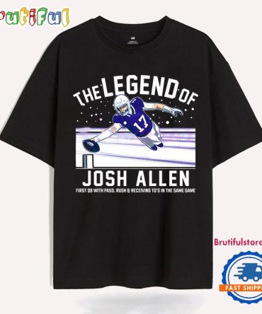 The Legend Of Josh Allen Bills Football T Shirt