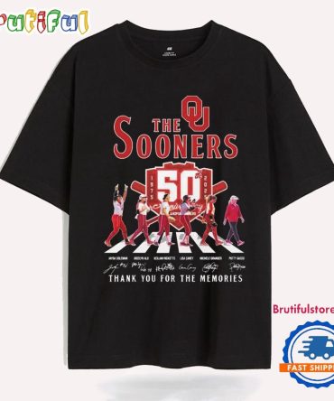 The Oklahoma Sooners Women’S Softball 50Th Anniversary 1975-2025 T Shirt